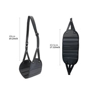 1 travel accessory: Portable and simple travel aircraft footrest, adjustable travel safety belt, lightweight hammock footrest