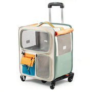 Cats Travel Bag Portable Out Pet Trolley Suitcase Universal Small Dogs Bag Cat Backpack Travel Walking And Camping