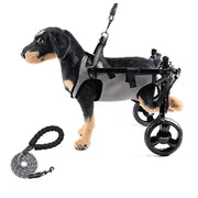 Dog Wheelchair Cart Lightweight Doggy Wheelchair Breathable Mesh Fabric Easy Assembly for Medium To Small Breeds for Back Legs