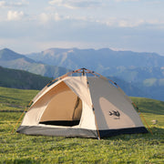PAKICETUS 2-4 Person Automatic Pop Up Camping Tent, Instant Quick Setup Portable Windproof Tent, Lightweight Backpacking Shelter for Outdoor Travel Hiking Picnic