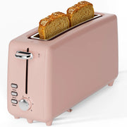 2 Slice Stainless Steel Long Slot Toaster, 6 Shade Settings, 10