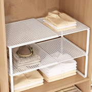 Stackable Telescopic Closet Shelf Retractable Expandable Wardrobe Divider Board  Adjustable Layered Partition Cabinet Organizer