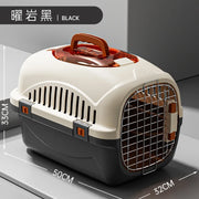 Wholesale High Quality Portable Handheld Carrier with Skylight for Outdoor Use PP Material Pet Carrier Travel