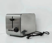 Stainless Steel Toaster – Household Appliance 2-slice Sandwich Toaster Rapid Heating; Portable Automatic Pop-up; Multi-function