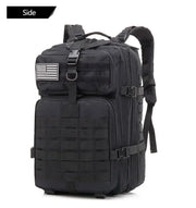 Men 45L Tactical Backpack Molle Bug Out Bag Survival Emergency Water Resistant Outdoor Hiking Camping Travel Rucksack Large Capacity EDC Everyday Carry Commuter Work School Laptop Daypack Trekking Cycling Durable Wear Resista