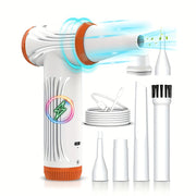 Wireless Air Duster 130000RPM Electric Air Blower Keyboard Cleaner Rechargeable Compressed Air Duster PC Cleaning Car Interior