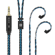 KBEAR ST16 Crystal 16 Cores Upgrade Cable 5N Single Copper Silver-plated 2PIN/MMCX/QDC Earbuds Connector For KS1 Star River Lark
