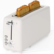 2 Slice Stainless Steel Long Slot Toaster, 6 Shade Settings, 10