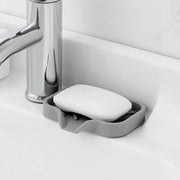 Sink Silicone Tray With Drain Soap Sponge Storage Holder Countertop Sink Scrubber Brush Soap Storage Rack Kitchen Organizer