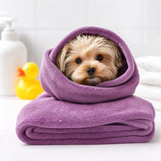 Microfiber Pet Absorbent Towels – Super Absorbent & Soft, No Deformation, Essential for Pet Bathing