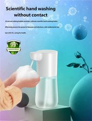 HOMEFISH Smart Sensor Automatic Soap Dispenser 350ml USB Charging Contactless Soap Foam Dispenser Hand Sanitizer Machine