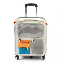 Cats Travel Bag Portable Out Pet Trolley Suitcase Universal Small Dogs Bag Cat Backpack Travel Walking And Camping