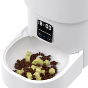 4L Tuya WiFi large capacity smart cat feeder, can set timed and quantitative feeding, suitable for cat and dog pet feeding bowls