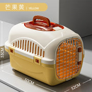 Wholesale High Quality Portable Handheld Carrier with Skylight for Outdoor Use PP Material Pet Carrier Travel