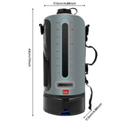 12L Portable Camping Shower Bag Outdoor Camping Tourism Shower Bag Folding Solar Water Bag Hose Showers for Hiking Backpacking T