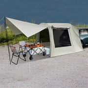 Car Camping Tent SUV Tailgate Awning 4-6 Person 210T Polyester Waterproof Sunproof with Storage Bag for Outdoor Travel