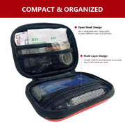 First Aid Kit Bag Empty First Aid Storage Box Waterproof Small First Aid Bag Protect Your Loved Ones Ideal for Home Office Car