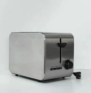 Stainless Steel Toaster – Household Appliance 2-slice Sandwich Toaster Rapid Heating; Portable Automatic Pop-up; Multi-function