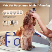 Dog Grooming Kit with Pet Grooming Vacuum, Dog Clipper, Pet Shedding Brush, Cleaning Tool in 1,
