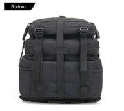 Men 45L Tactical Backpack Molle Bug Out Bag Survival Emergency Water Resistant Outdoor Hiking Camping Travel Rucksack Large Capacity EDC Everyday Carry Commuter Work School Laptop Daypack Trekking Cycling Durable Wear Resista