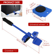 Heavy-Duty Furniture Moving Helper (New) - Lifter & Mover Set, Essential Tool for Transporting Washing Machines, Refrigerators &