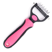 Pet Grooming Brush Comb,Dual-Sided Professional Deshedding Brush for Cats and Dogs ,Pet Brush for Removing Tangles and Knots