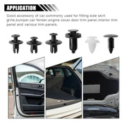 100PCS Plastic Car Body Trim Clips Universal Car Bumper Clips Rivets Fasteners Push Retainer Kit Auto Push Pin Rivets Set with