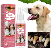 Pet Teeth Cleaning Spray Oral Care Remove Tooth Stains Keep Fresh Breath for Cats and Dogs Whitening Remove bad breath