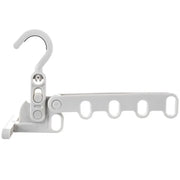 New Hotels Foldable Clothes Drying Rack Five-hole Multi-function Clothes Hook Angle Adjustable Clothes Hanger Travel