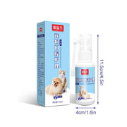 Pet Oral Spray Clean Teeth Deodorize Remove Bad Breath Pets Cleaning From Periodontal Pet Tartar Care Supplies O8T7