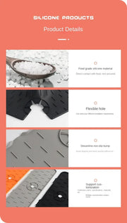 Silicone Mat Gourmet Faucet Kitchen Accessory Home Appliance Sponge Rack Kitchens Accessories Kitchen Sink Splash Guard for You