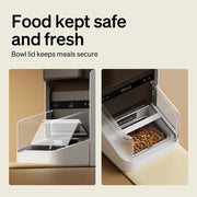 Automatic Dog Cat Feeder Personalized Meals Programmable Food Dispenser Cat Recognition Diet Tracking Multi-Pet Households