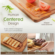 Bamboo charcoal color cutting board set with bracket Kitchen display Cutting Outdoor portable small cutting