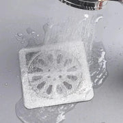 Disposable Shower Drain Hair Catcher Mesh Shower Drain Covers Floor Sink Strainer Filter Hair Stopper For Bathroom Kitchen
