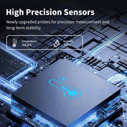 Tuya Zigbee Smart Temperature Humidity Sensor Indoor Hygrometer Thermometer Home Automation Real-time Data Works With Alexa
