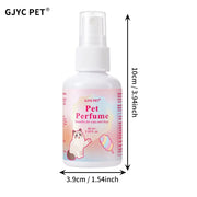 Pet Perfume Spray Rainbow Cotton Candy Scent Long Lasting Deodorizing Pet Safe Odor Neutralizing for Dogs and Cats Grooming