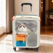 Cats Travel Bag Portable Out Pet Trolley Suitcase Universal Small Dogs Bag Cat Backpack Travel Walking And Camping