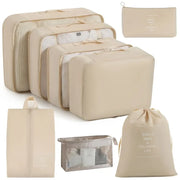 6/8Pcs Set Travel Bag Organizer Clothes Luggage Travel Organizer Blanket Shoes Organizers Bag Suitcase Pouch Packing Cubes