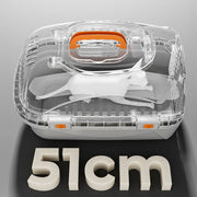 Wholesale High Quality Portable Handheld Carrier with Skylight for Outdoor Use PP Material Pet Carrier Travel