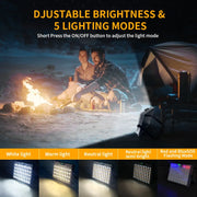 Portable Solar LED Flashlight USB Rechargeable Camping Light with Battery Indicator for Outdoor & Emergency Use