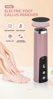 Foot Care Tool 2-in-1 Foot Hand Electric Care Tools Polish Smooth Toenails Electric Callus Remover Pedicure File Foot Scrubber