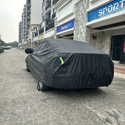 Car Cover Protection Outdoor Exterior Sun Snow UV Winter Summer SUV Sedan Auto Sunshade Dustproof Waterproof Black Silver