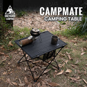 ONETIGRIS Foldable Camping Table, Lightweight Portable Table Sturdy & Quick Setup, Holds Up to 66 lbs, Perfect for Camping, Hiking, Backpacking, Picnic, Beach, Travel