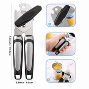 Premium Stainless Steel Professional Multi-Tool Can/Tin Cutter Bottle Opener with Ergonomic Grip Kitchen Gadget