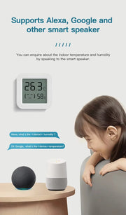 Zigbee 3.0 Temperature Humidity Sensor APP Remote Control Thermometer via Tuya Smart Life For Smart Home Work With Yandex Alexa