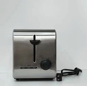 Stainless Steel Toaster – Household Appliance 2-slice Sandwich Toaster Rapid Heating; Portable Automatic Pop-up; Multi-function