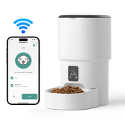 4L Tuya WiFi large capacity smart cat feeder, can set timed and quantitative feeding, suitable for cat and dog pet feeding bowls