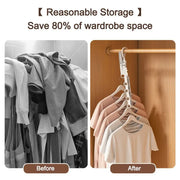 New Hotels Foldable Clothes Drying Rack Five-hole Multi-function Clothes Hook Angle Adjustable Clothes Hanger Travel