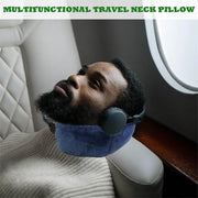 Fillable Travel Pillowcase Organizer Bag Carryable Travel Bag Airplane Cushion Travel Neck Pillow Self-filling Travel