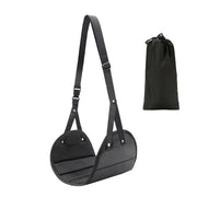 1 travel accessory: Portable and simple travel aircraft footrest, adjustable travel safety belt, lightweight hammock footrest